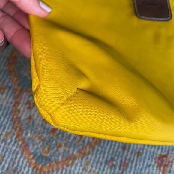 $100 BRICS X-Bag YELLOW GOLD Urban Crossbody Bag EUC - Picture 7 of 15